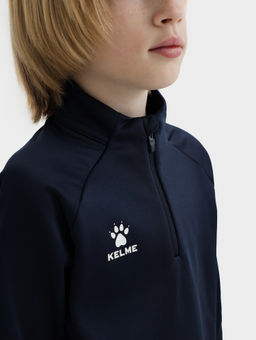 Детская олимпийка KELME Childrens Pullover (plus Fleece) Dark Blue