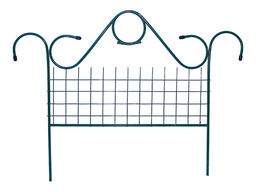 Забор садово-парковый "Классический" (выс. 0,8м, дл. 4,5м, дл.дел. 0,9м) ст. тр. 10мм