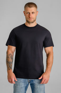 Арт. 67114/8 Футболка мужская однотонная с лайкрой 48-58 (6 шт) Цвет:черный - Идеал фото 3