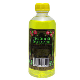 Одеколон ТРОЙНОЙ (100мл) 60% /Продажа упаковкой 30шт-ЦЕНА за 1шт/.30