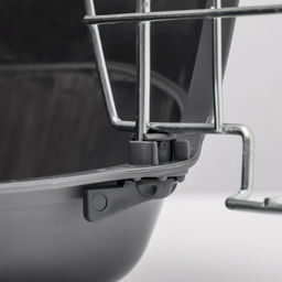 Переноска для животных до 9 кг Пижон, металлическая дверь, 43 х 29 х 27,5 см, бело-серая  фото 6