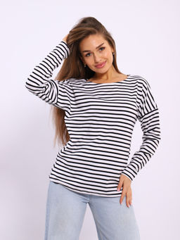 *Джемпер тельняшка женский Ф-3-039 - Новое кимоно фото 11