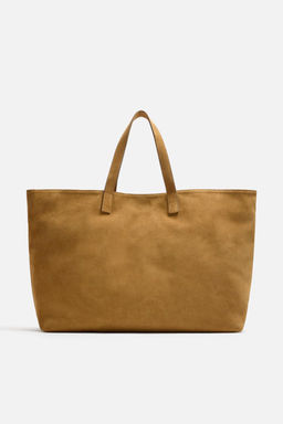 LEATHER SHOPPER BAG - LIMITED EDITION - Zara фото 3