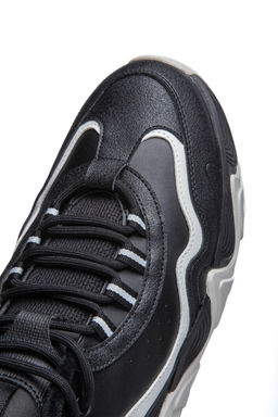 Кроссовки повседневные утепленные Черный/Бежевый