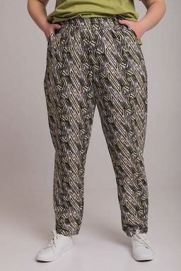 Костюм футболка и брюки М326015Пфч фисташковый/черный - Елена фото 5