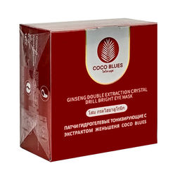 Coco Blues Патчи гидрогелевые тонизирующие с экстрактом женьшеня, 60 шт. 503015  фото 3