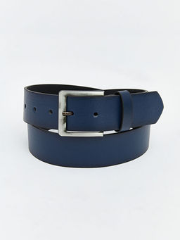 Deri G?r?n?ml? Erkek Kemer