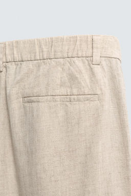 FLOWING LYOCELL-LINEN TROUSERS - Zara фото 8