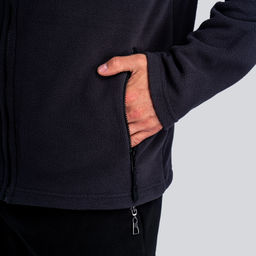 Толстовка флисовая J.54M т.серый