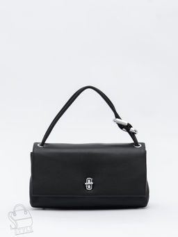 Сумка женская кожаная 8067Q black Polina&Eiterou