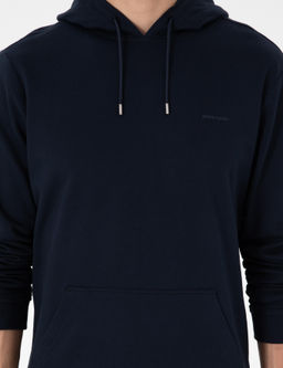 Lacivert Regular Fit Kap__onlu __i Polarl_ Sweatshirt