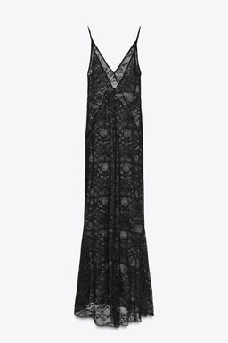 LONG LACE DRESS - Zara фото 7