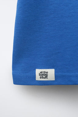 CAMISETA LISA INTERLOCK / Azul?n