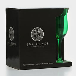 Набор бокалов для шампанского «Радуга», 200 мл, 6 шт., стекло, разноцветный