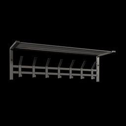 Вешалка с полкой "Торонто 31" hanger with shelf (Графит)