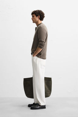 RIBBED TEXTURED T-SHIRT - Zara фото 13