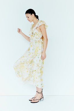 Vestido midi de volantes - H&m фото 5