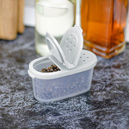 Контейнер для специй пластмассовый 120мл, 5х5х10,5см, смоки (Россия)