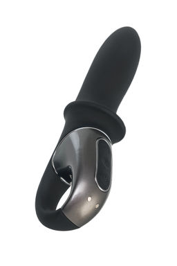 Анальный вибратор Satisfyer Hot Passion Connect App, силикон, черный  фото 5