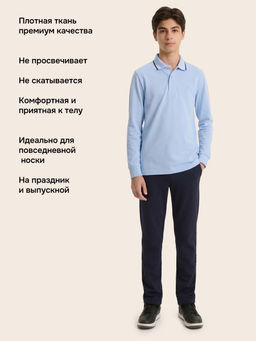 Рубашка-поло 4ш72326 голубой