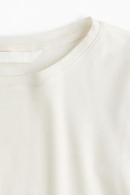 Camiseta entallada de algod?n - H&m фото 3