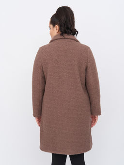Пальто из букле ZPL13023BRW19 - Артесса фото 10