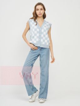 Жилет женский 5221-1740. 1267/798 туманная роса/белый