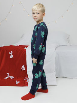 К 1663/синий 1410 Н149 пижама дет