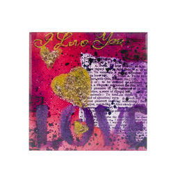 Панно декоративное Love 20*20см. (2вида) - Ens group фото 2