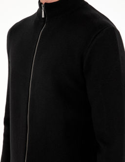 Siyah Regular Fit Fermuarl_ Triko H_rka - Pierre cardin фото 7