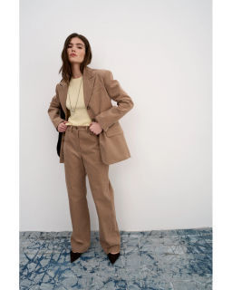 Жакет THE VERY 2421 оливково-коричневый  фото 21