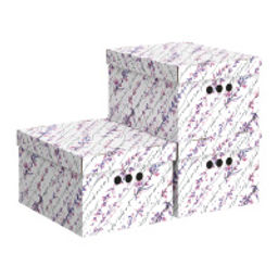 VAL HL-BC-3S Короба картонные, 25*33*18.5 см, набор 3 шт., HERBARIUM LAVENDER - Valiant фото 2