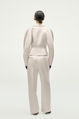 SATIN BLAZER ZW COLLECTION - Zara фото 4