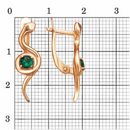 СЕРЬГИ 34815001-7 - Красная пресня фото 2