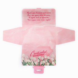 Подарочный набор, в чемоданчике: заколка и блок листов  8 марта - Artfox фото 3