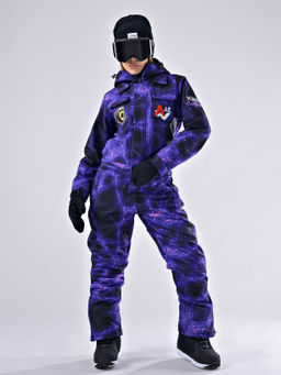 Женский зимний сноубордический комбинезон Alpha Endless 222/220518-2_013 Фиолетовый  фото 3