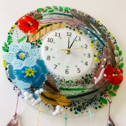 Настенные часы Птичье гнездышко - Стрекоза фото 6