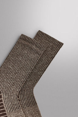 CALCETINES T?CNICOS ENTRENAMIENTO PACK 2 / Marr?n - Zara фото 3