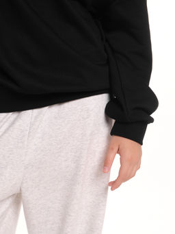 Толстовка оверсайз для девочки 22-2017 черный - Mini maxi фото 15