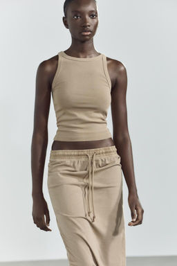 FADED-EFFECT HALTER TOP - Zara фото 3