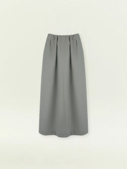 Юбка миди на резинке из костюмной шерсти, S1124/peter - Emka фото 7