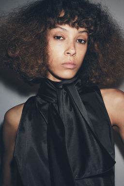 ZW COLLECTION SATIN SLEEVELESS TOP - Zara фото 2