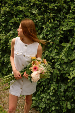 Vestido denim sin mangas - H&m фото 3