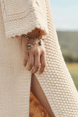 LIMITED EDITION LACE-UP KNIT PONCHO - Zara фото 5