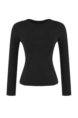 Siyah Dikis Detayl? Dalg?c/Scuba Kumas Spor Ust/Bluz THMAW26BZ00004 - Trendyolmilla фото 5