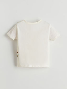 Bisiklet Yaka Bask?l? Erkek Bebek Pijama Tak?m 2li