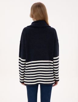 Lacivert Comfort Fit Kazak - Pierre cardin фото 5