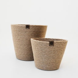 Корзина-кашпо из джута 2л 17х17х15см - Уютности фото 5