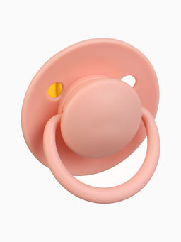 Соски-пустышки, от 6 мес., латекс, классические, в контейнере, набор из 2 шт., нюд/персиковый, M&B