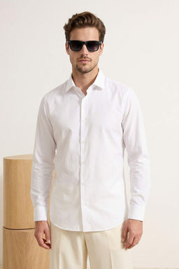 Siyah-Beyaz 2li Tak?m Slim Fit Oxford Kolay Utulenebilir Nefes Alan Erkek Gomlek TMNSS26GO00001 - Trendyolmilla фото 7